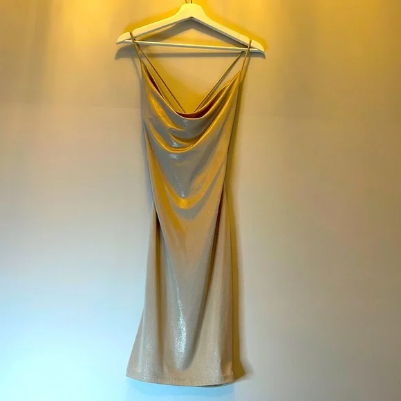 nye dress gold Style 88925